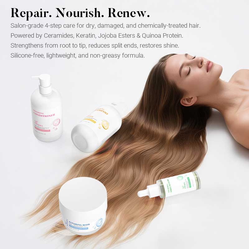 private label revive & repair hair care set